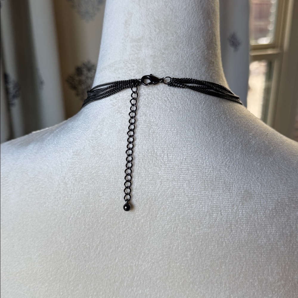 2/$10 Silver Multi-Layer Knot Necklace - Picture 3 of 3